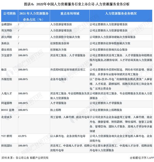 2023年中国人力资源服务行业上市公司全方位对比 附业务布局汇总 业绩对比 业务规划等